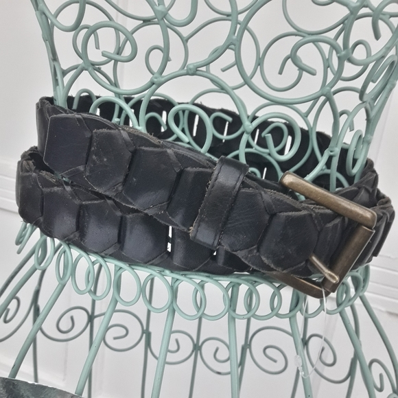 Genuine Leather Belt Mens Vintage Levis Signature Classic Leather VTG - Picture 13 of 15